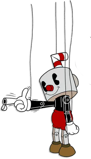 Cuphead Character Pose PNG image