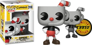 Cuphead Funko Pop Figure PNG image