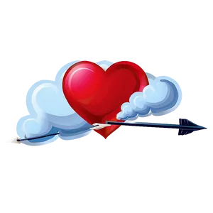 Cupid Arrow In Clouds Png 38 PNG image