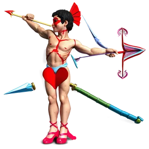 Cupid Arrow Valentine PNG 05242024