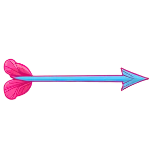 Cupid Arrow Valentine PNG Rak