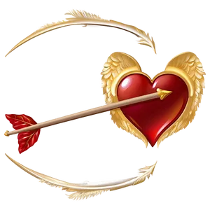 Cupid's Arrow Transparent Background Png 06212024 PNG image