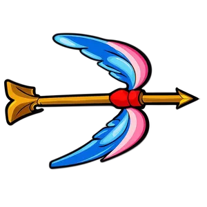 Cupid's Magical Arrow Design Png Kpb35 PNG image