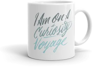 Curiosity Voyage Mug PNG image