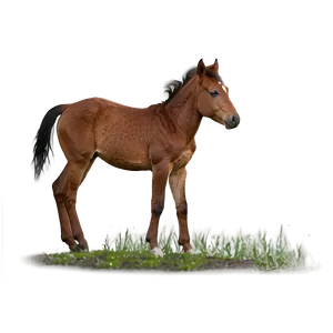 Curious Mustang Horse Foal Png 06262024 PNG image