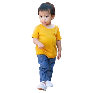 Curious Son Exploring Nature PNG Qiu PNG
