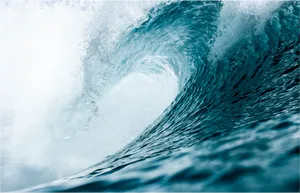 Curling Ocean Wave PNG image