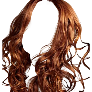 Curly Brown Hair Illustration Png Nrv50 PNG image