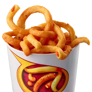 Curly Fries Delight PNG 1
