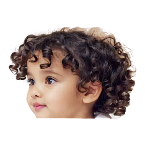 Curly Girl Hair Png 06132024 PNG image