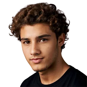 Curly Hair Boy Png Atw28 PNG image