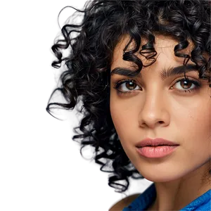 Curly Hair Detail Closeup PNG 05242024