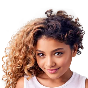 Curly Hair Frizz Control PNG 05242024
