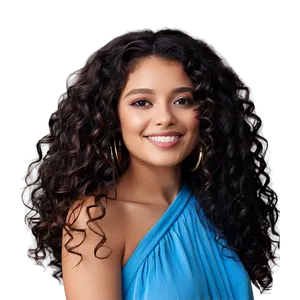 Curly Hair Frizz Control PNG Dew70