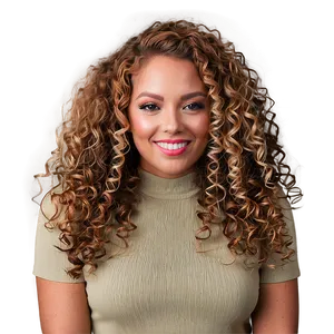 Curly Hair Night Out PNG 60 PNG