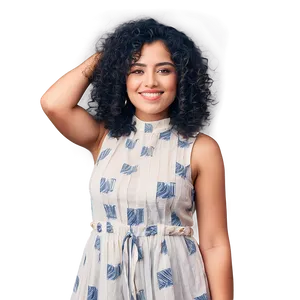Curly Hair Transformation PNG Tfi