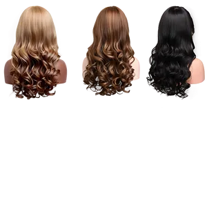 Curly Hair Wig Png Scs PNG image