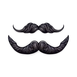 Curly Handlebar Mustache Png 86 PNG image