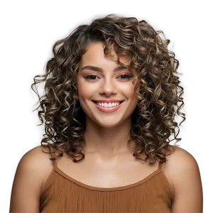 Curly Perm Hair Guide Png Axl95 PNG image