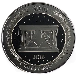 Currency-themed Silver Coin PNG Hgw PNG