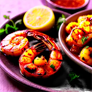 Curry Marinated Grilled Shrimp PNG 86 PNG
