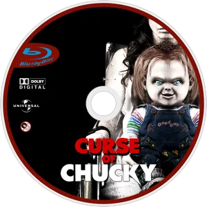 Curseof Chucky Bluray Disc Design PNG image
