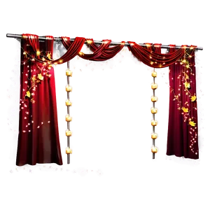 Curtain String Lights Png 05252024 PNG image