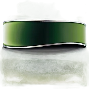 Curved Banner In Green Png 45 PNG image