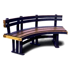 Curved Bench PNG 58