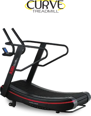 Curved Manual Treadmill Product Image PNG