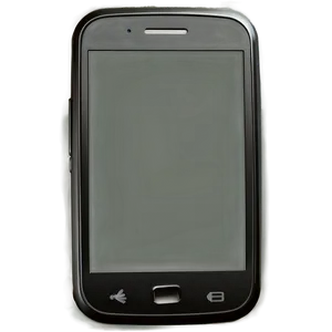 Curved Mobile Phone Outline PNG 14 PNG