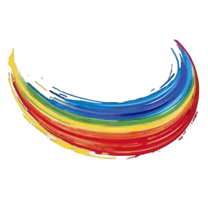Curved Paint Streak PNG 06272024