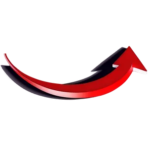 Curved Red Arrow Png Xvr PNG image