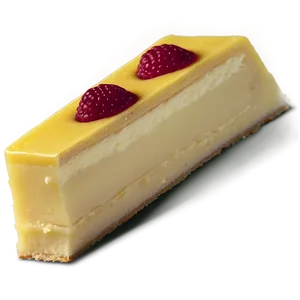 Custard Cake Slice PNG 34