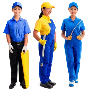 Custodial Staff Uniform PNG Yve8 PNG