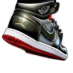 Custom Air Jordan 1 Artwork Png Rsc PNG image