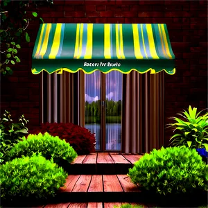 Custom Awning Creation PNG Poh43