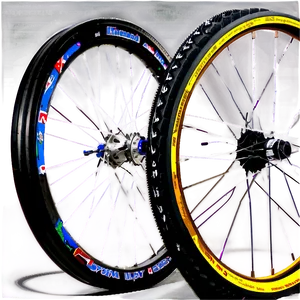 Custom Bike Wheel Png Tlh PNG image