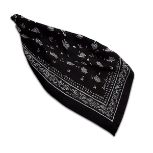 Custom Black Bandana PNG Wst