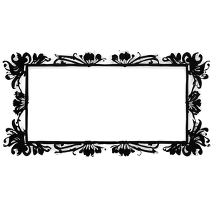 Custom Black Border For Pictures Png Frp89 PNG image