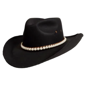 Custom Black Cowboy Hat PNG Fuc