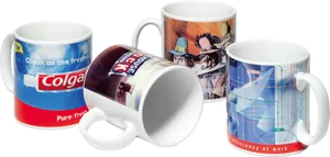 Custom Branded Mug Mockups PNG image