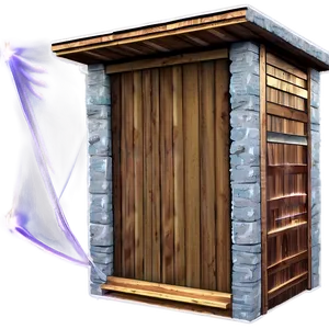 Custom Built Outhouse PNG 17