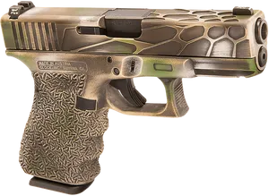 Custom Camo Glock Pistol