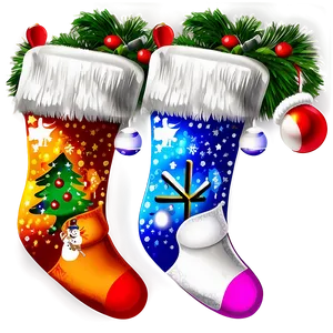 Custom Christmas Stocking Png Jfc PNG image