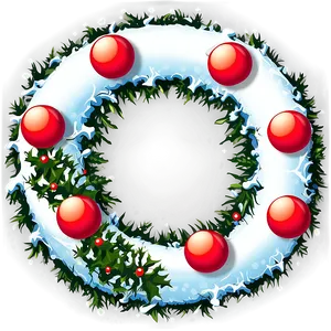 Custom Christmas Wreath Png 05232024 PNG image