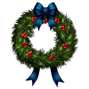 Custom Christmas Wreath Png 25 PNG image
