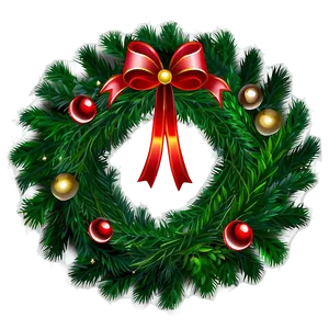 Custom Christmas Wreath Png Bsg PNG image