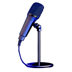 Custom Design Microphone On Stand Png Fwp58 PNG image