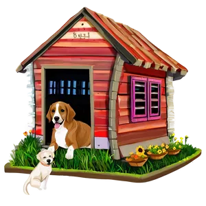 Custom Dog House PNG 84